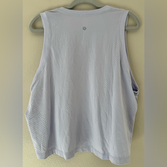NEW - lululemon - Swiftly High-Low Cropped Tank - LAVENDER FROST - Picture 2 of 6